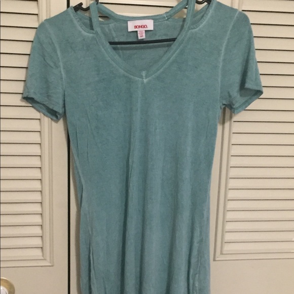 BONGO Dresses & Skirts - Turquoise T-shirt dress